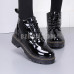 New! Japanese Student Metallic Black Shoes Japanese School Cosplay Shoes